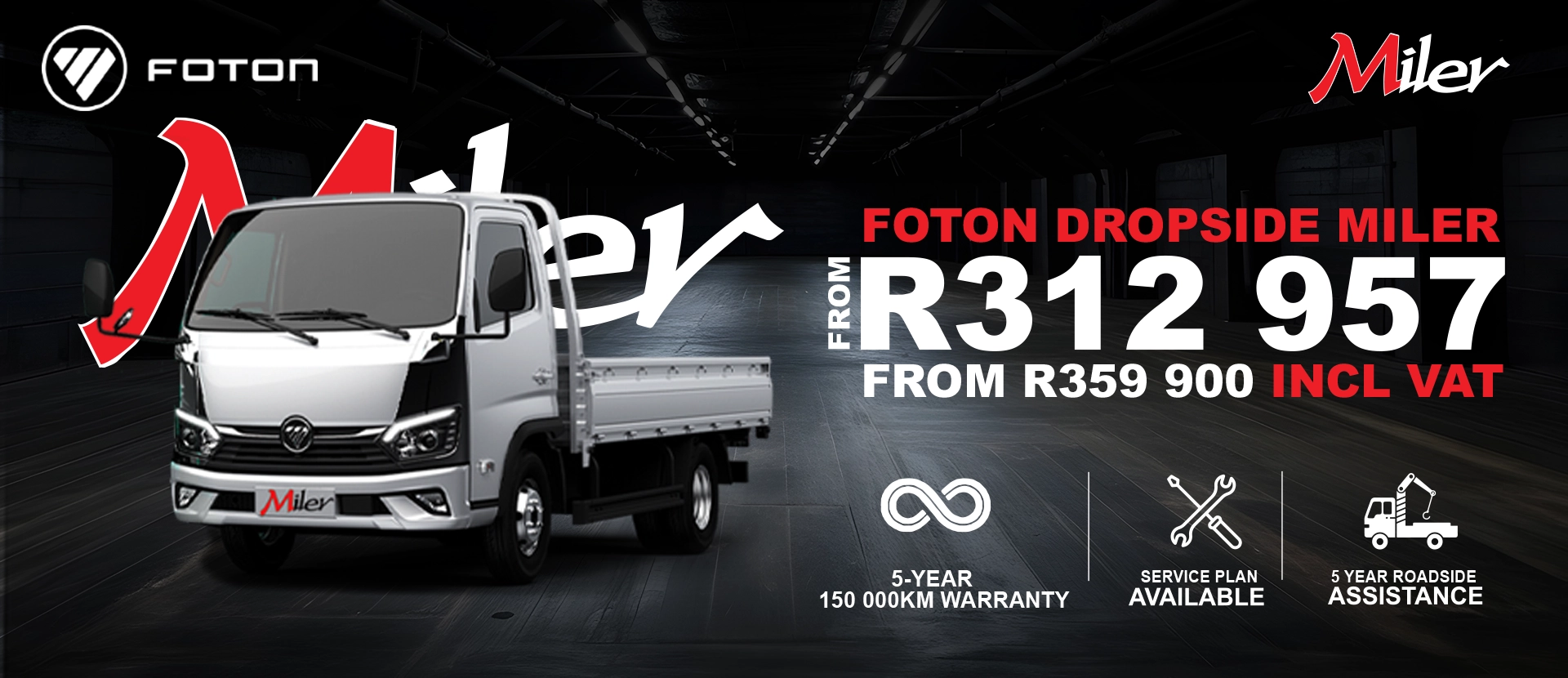 Foton Miler Dropside