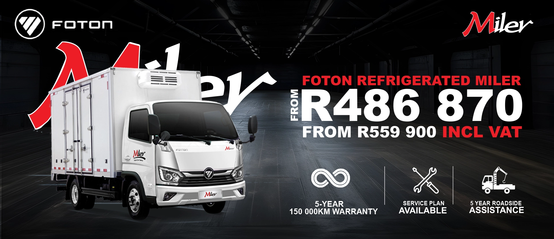 Foton Miler Refrigerator Body